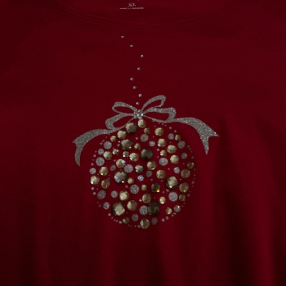 Croft&Barrow Classic Ornament Christmas Tee - Picture 5 of 6